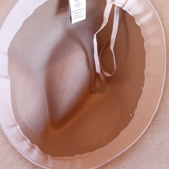 NORDSTROM, Wool Wide Brim, Banded Fedora - Picture 5 of 6